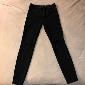 American Eagle jeans Black Super High-rise